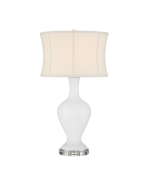 Zeta White Table Lamp