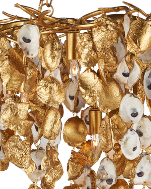 Lucullan Gold Chandelier