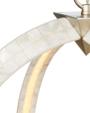 Arietta White Orb Chandelier