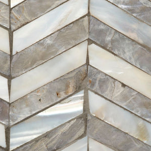 Garbo Mother of Pearl Table Lamp, Grey