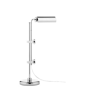 Satire Nickel Table Lamp