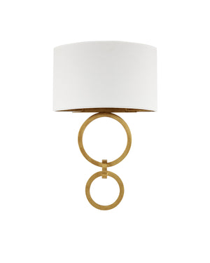 Bolebrook White Wall Sconce - White Shade