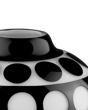 Cicero Small Black & White Vase