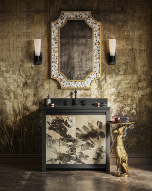 Bonaz Bronze Bath Wall Sconce