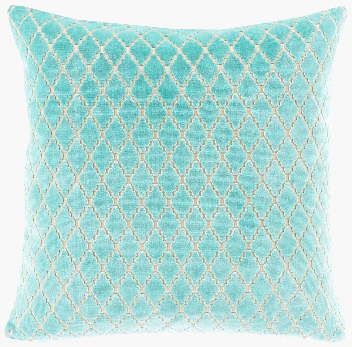 Surya Velvet Antique Lattice FBA-001 Accent Pillow
