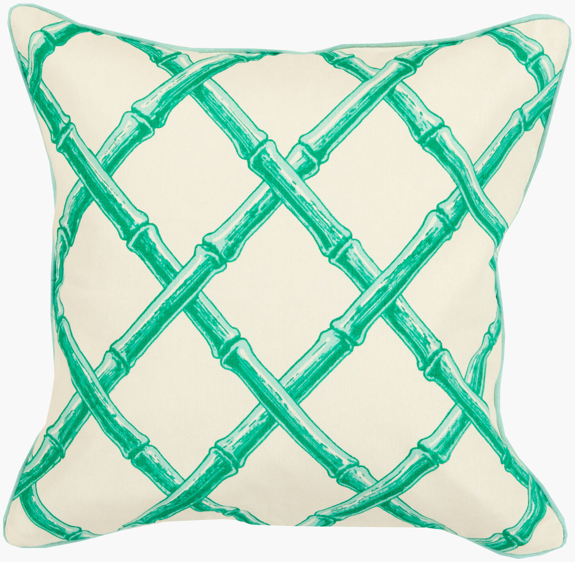 Surya Bamboo Lattice FBB-001 Accent Pillow