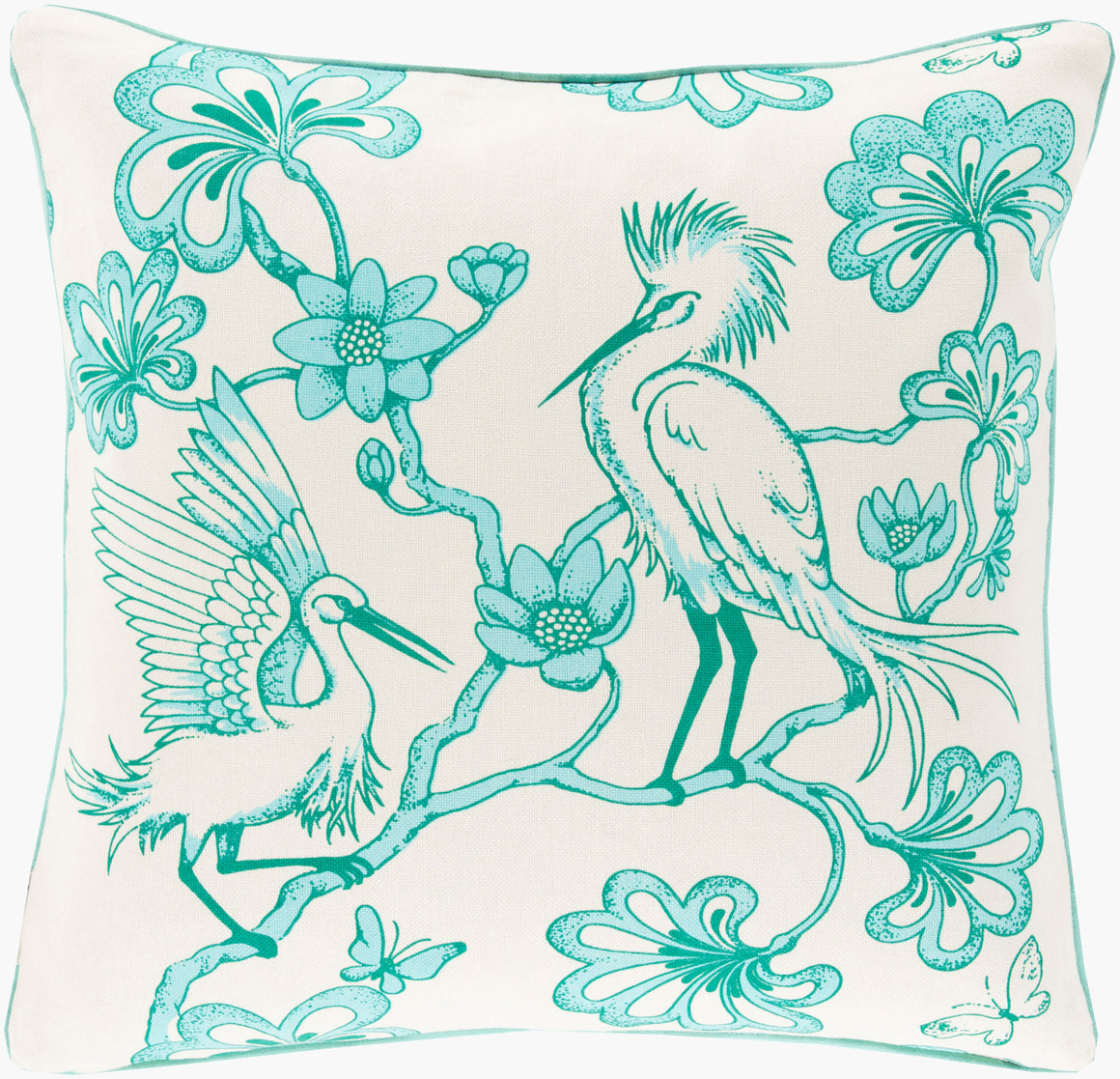 Surya Egrets FBE-001 Accent Pillow
