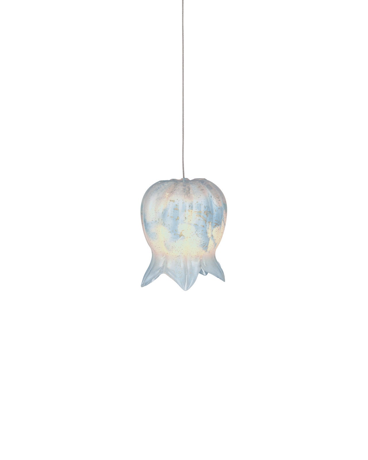 Polpo Blue 1-Light Round Multi-Drop Pendant