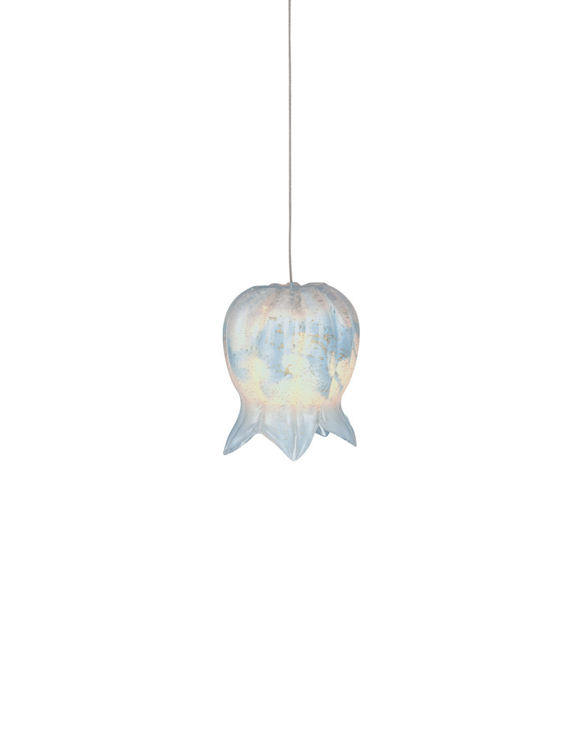 Polpo Blue 1-Light Round Multi-Drop Pendant