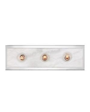 Berdine Medium Nickel Bath Wall Sconce
