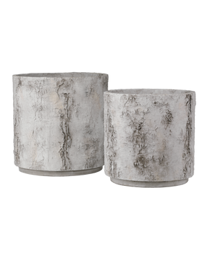 Faux Birch Small Planter