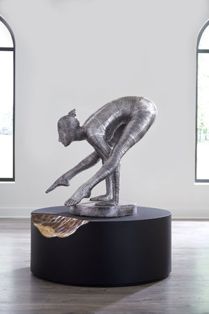 Balancing Body Sculpture, Aluminum