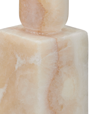 Lithos Ivory Candle Holder Set of 2