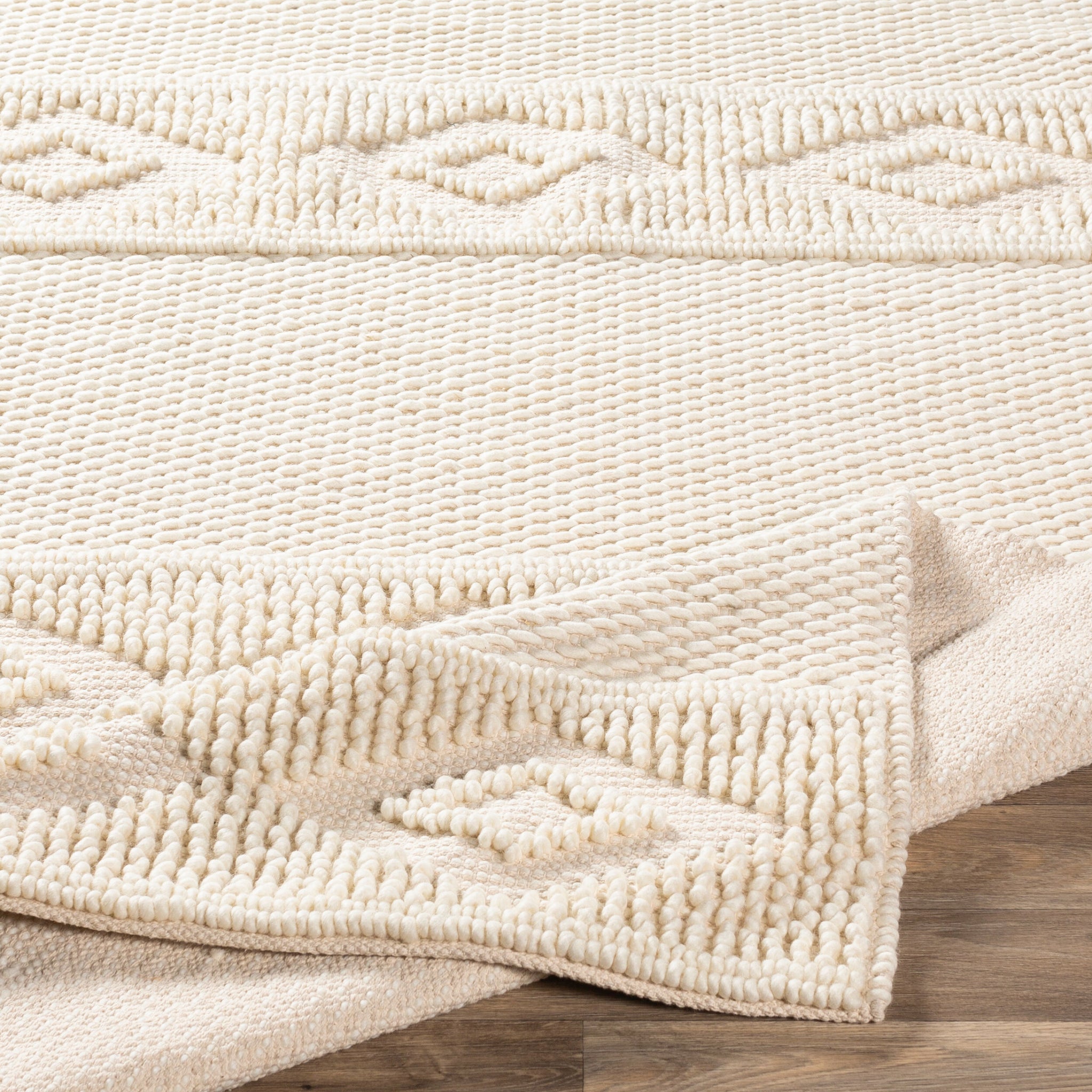 Surya Farmhouse Neutrals FLS-2300 Handmade Rug