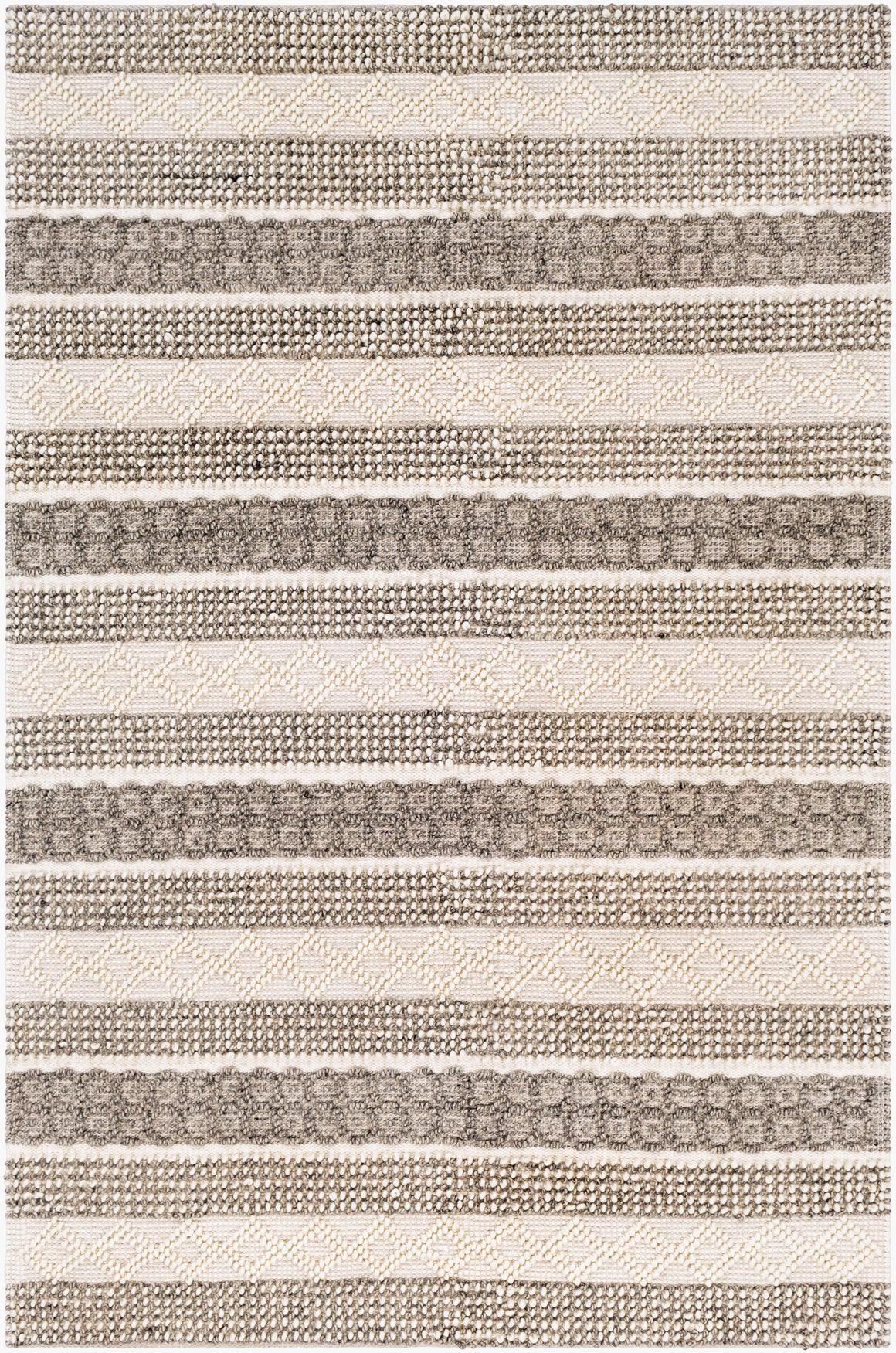 Surya Farmhouse Neutrals FLS-2301 Handmade Rug