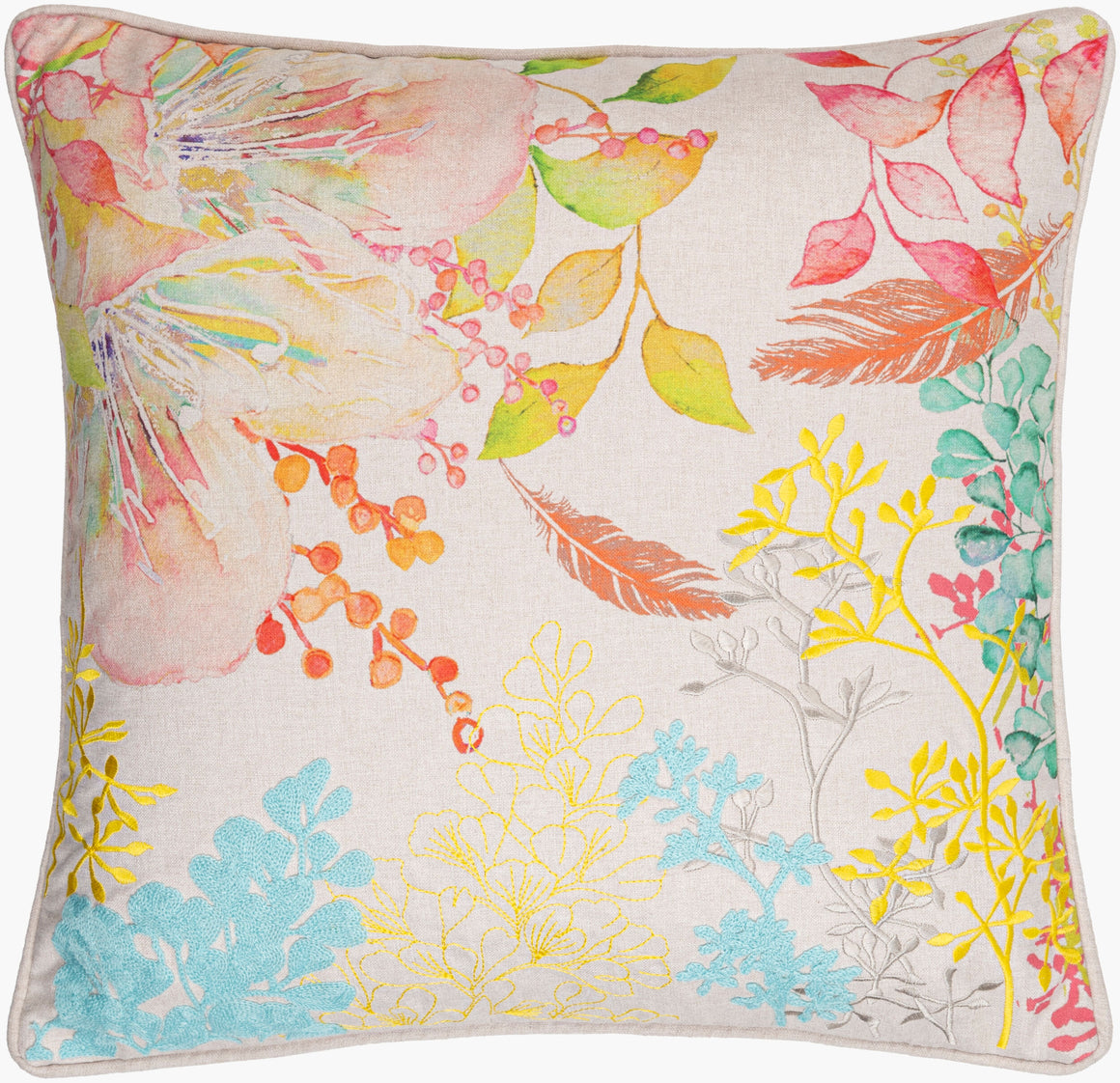 Surya Florissant FRS-002 Accent Pillow