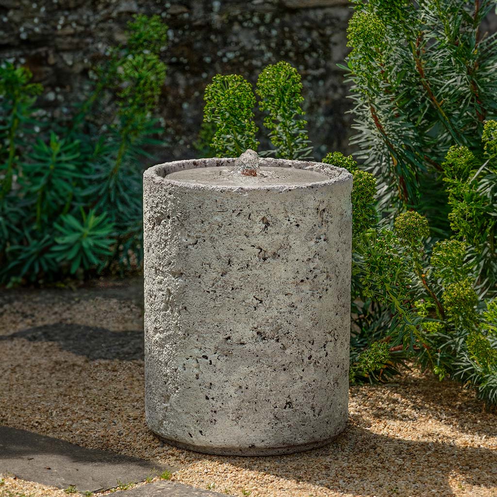 Siros Fountain – Aged Limestone Patina