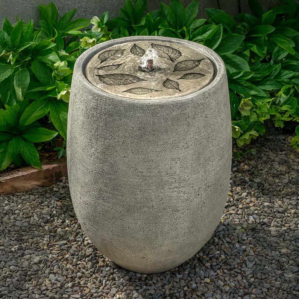 Bebel Hydrangea Fountain; Tall – Greystone Patina