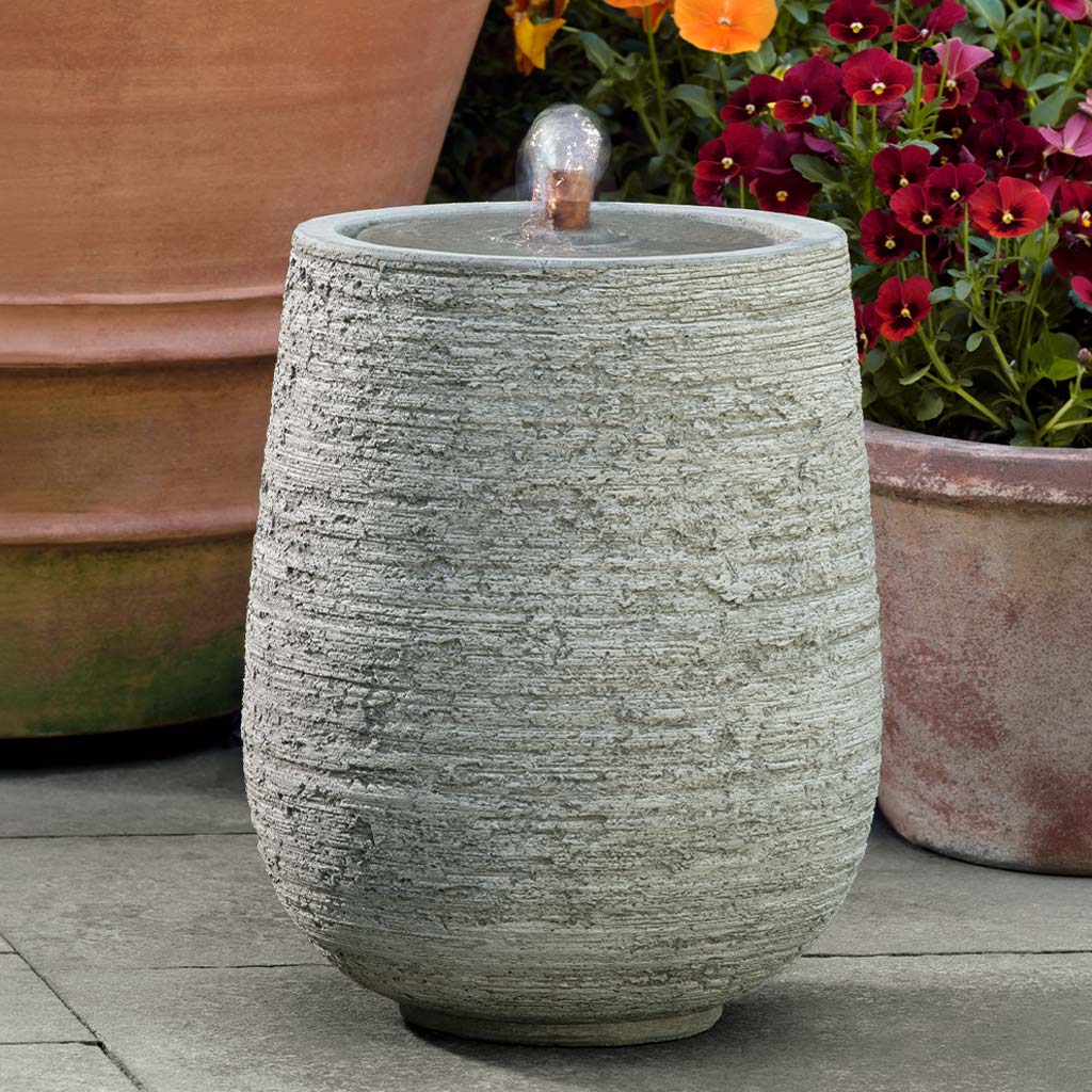 Ana II Stone Fountain - Greystone Patina