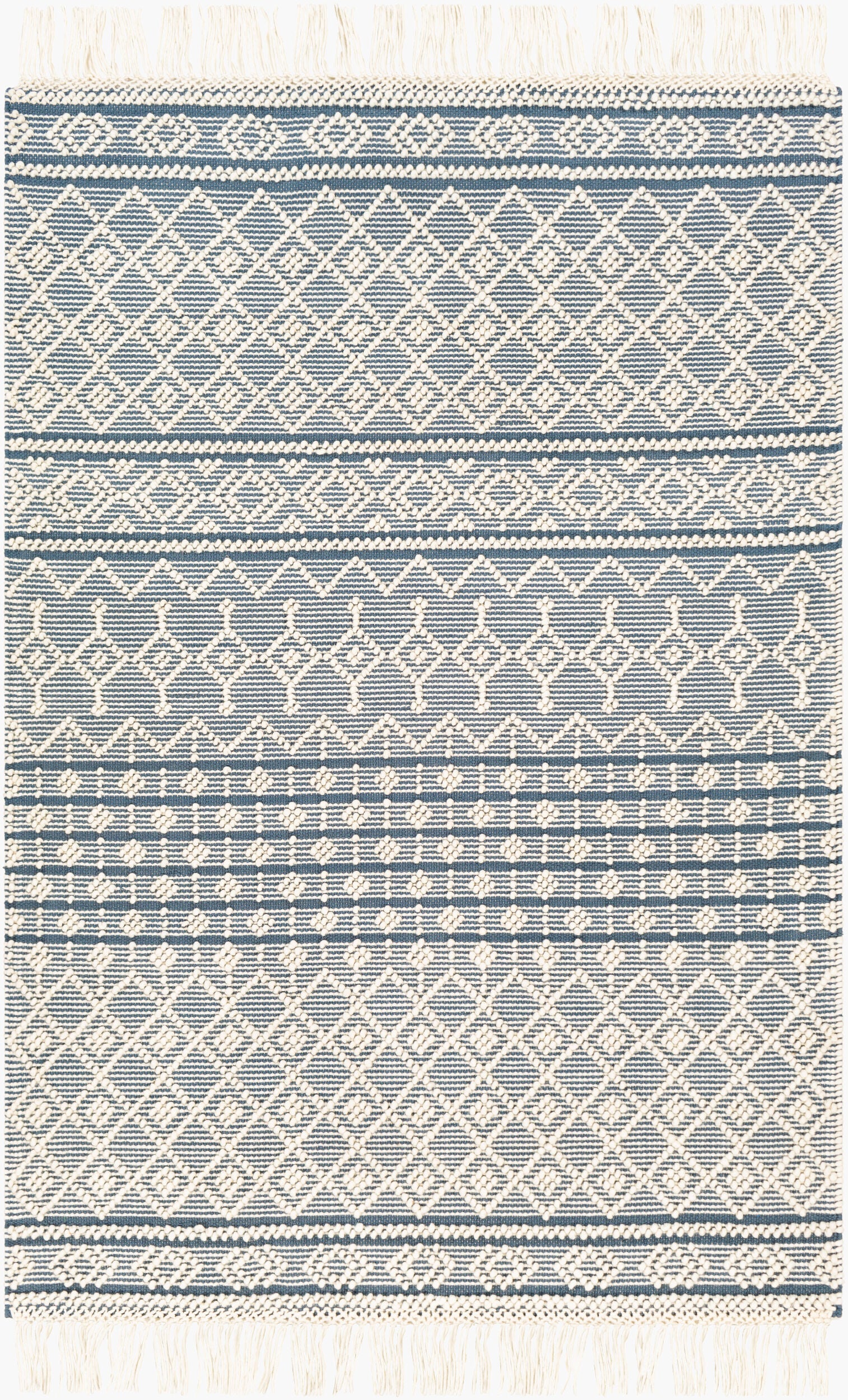 Surya Farmhouse Tassels FTS-2304 Handmade Rug