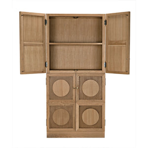 Wellington Hutch, White Oak
