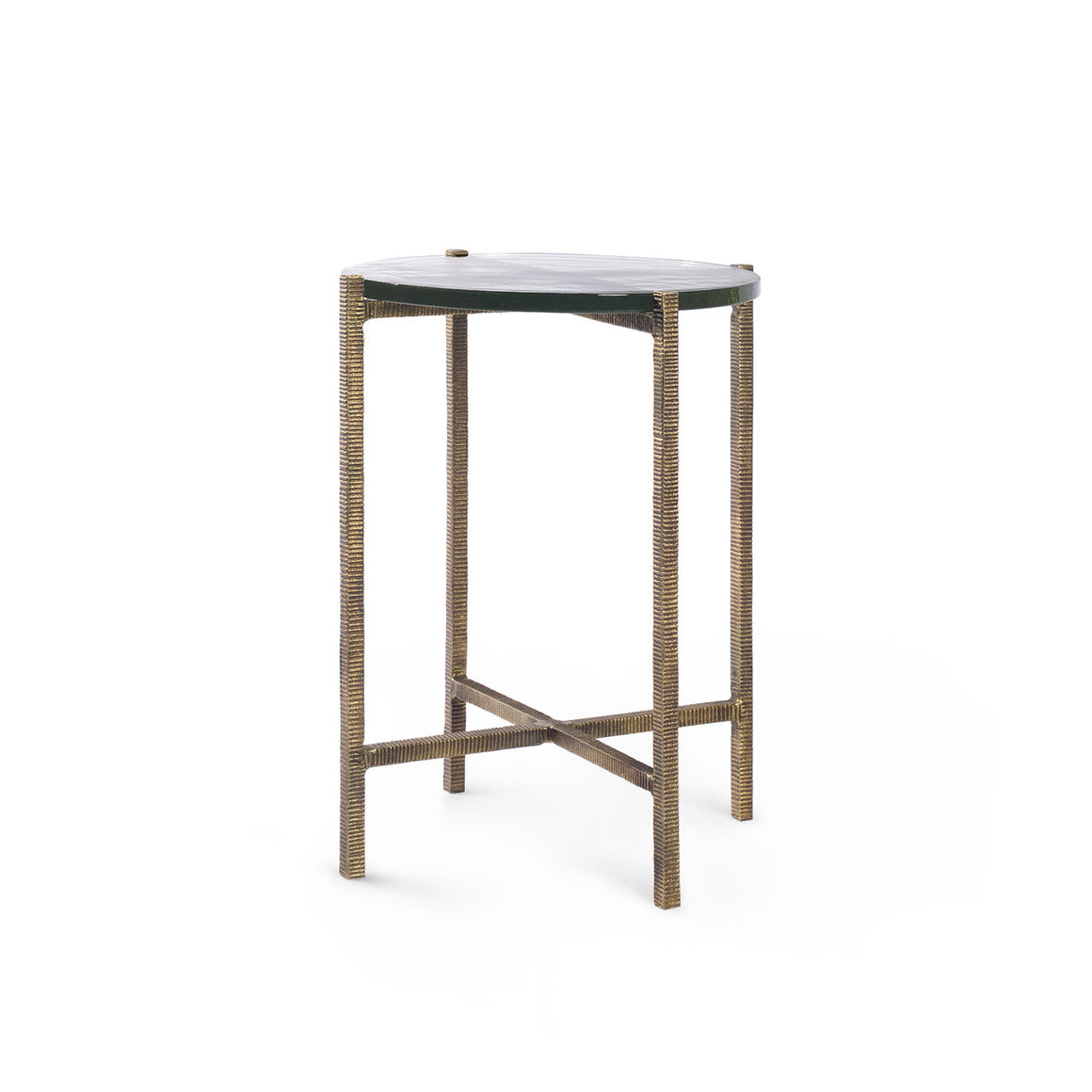 Gideon Large Accent Table - Antique Brass | Gideon Collection | Villa & House