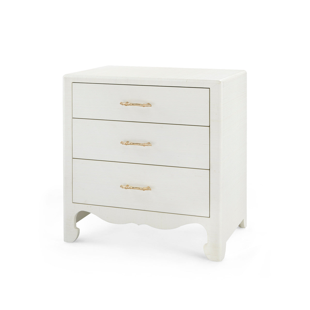 Gianna 3-Drawer End Table, Sand White | Gianna Collection | Villa & House