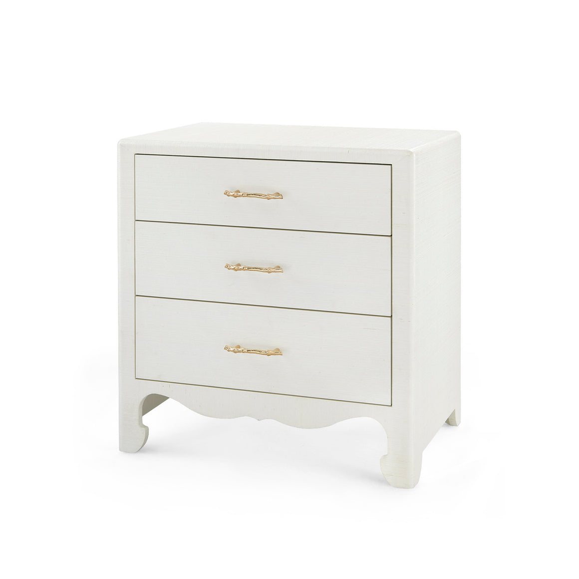 Gianna 3-Drawer End Table, Sand White | Gianna Collection | Villa & House