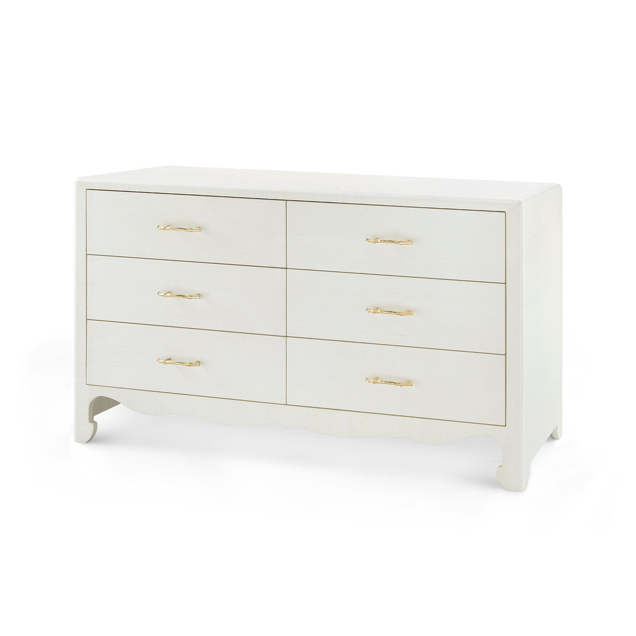 Gianna Extra Large 6-Drawer, Sand White | Gianna Collection | Villa & House