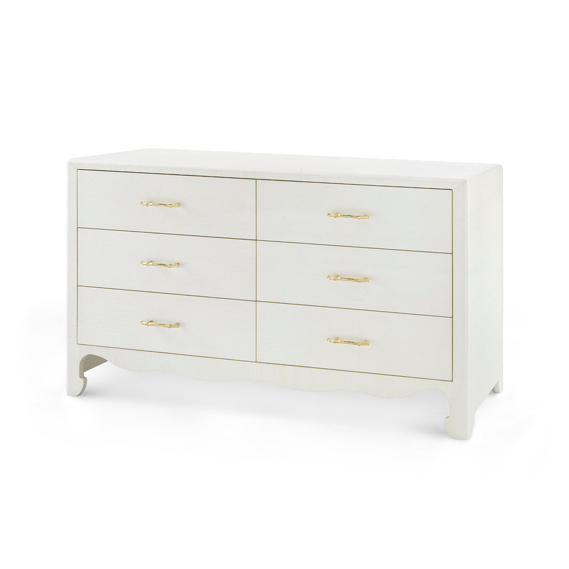 Gianna Extra Large 6-Drawer, Sand White | Gianna Collection | Villa & House