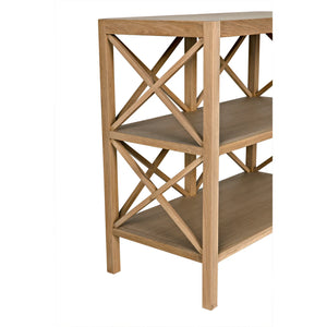 Nikolai Side Table, White Oak