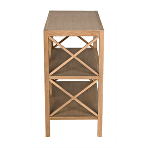 Nikolai Side Table, White Oak