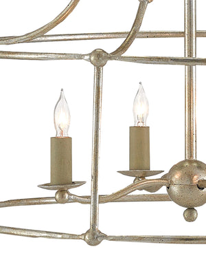 Fitzjames Silver Semi-Flush Mount