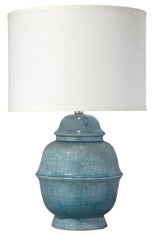 Kaya Ceramic Table Lamp with Linen Shade