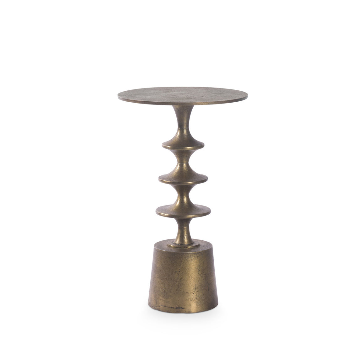 Harmon Small Accent Table - Antique Brass | Harmon Collection | Villa & House