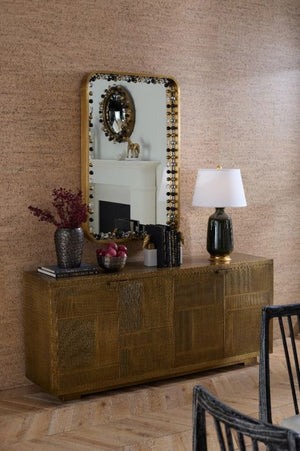 Large Mirror, Antique Brass | Zoe Collection | Villa & House