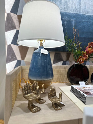 Lamp (Lamp Only) - Blue & Brown | Tupelo Collection | Villa & House