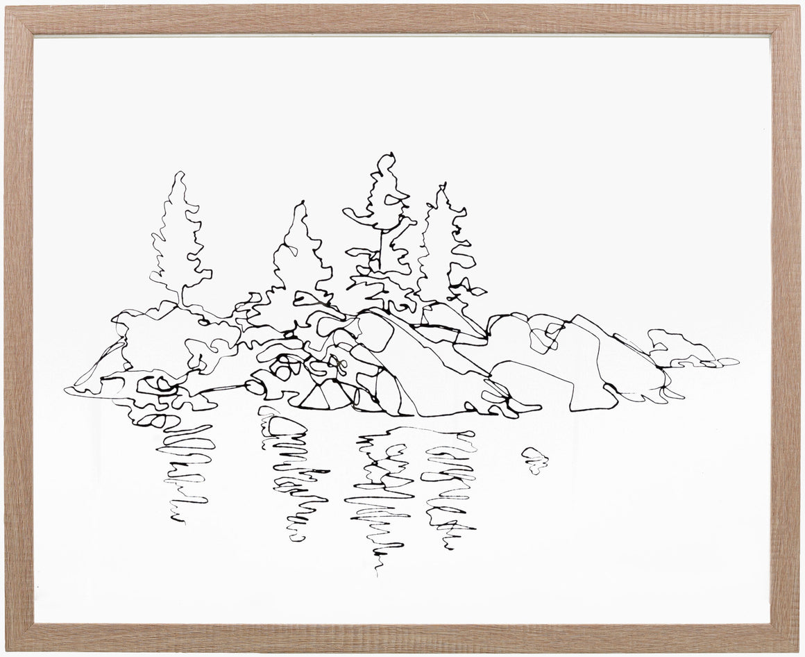 Surya Sachse HSE-001 Framed Art
