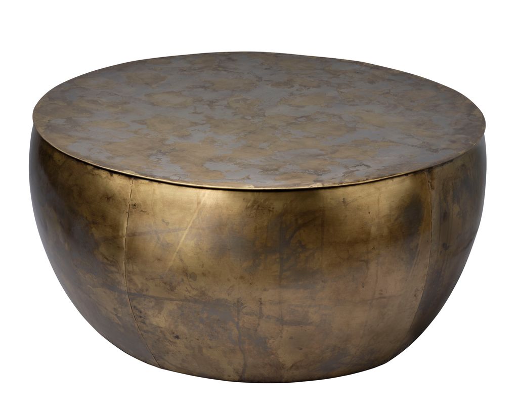Aphrodite Iron Coffee Table, Gold