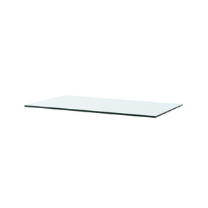 Rectangular Coffee Table Glass Top - Clear |  Harve Collection | Villa & House