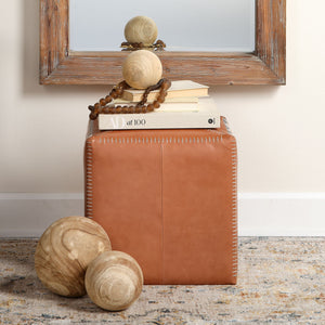 Malibu Wood Balls in Natural Wood (set of 3)