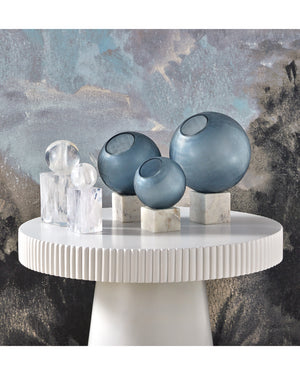 Fresno Blue Orb Set of 3