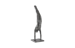 Handstand Sculpture, Aluminum, Large