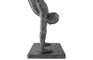 Handstand Sculpture, Aluminum, Large