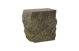 Cast Marble Stool, Faux Finish