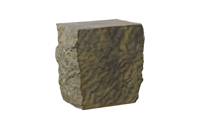 Cast Marble Stool, Faux Finish