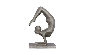 Handstand Scorpion Sculpture, Aluminum