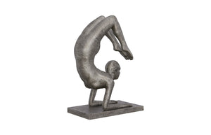 Handstand Scorpion Sculpture, Aluminum