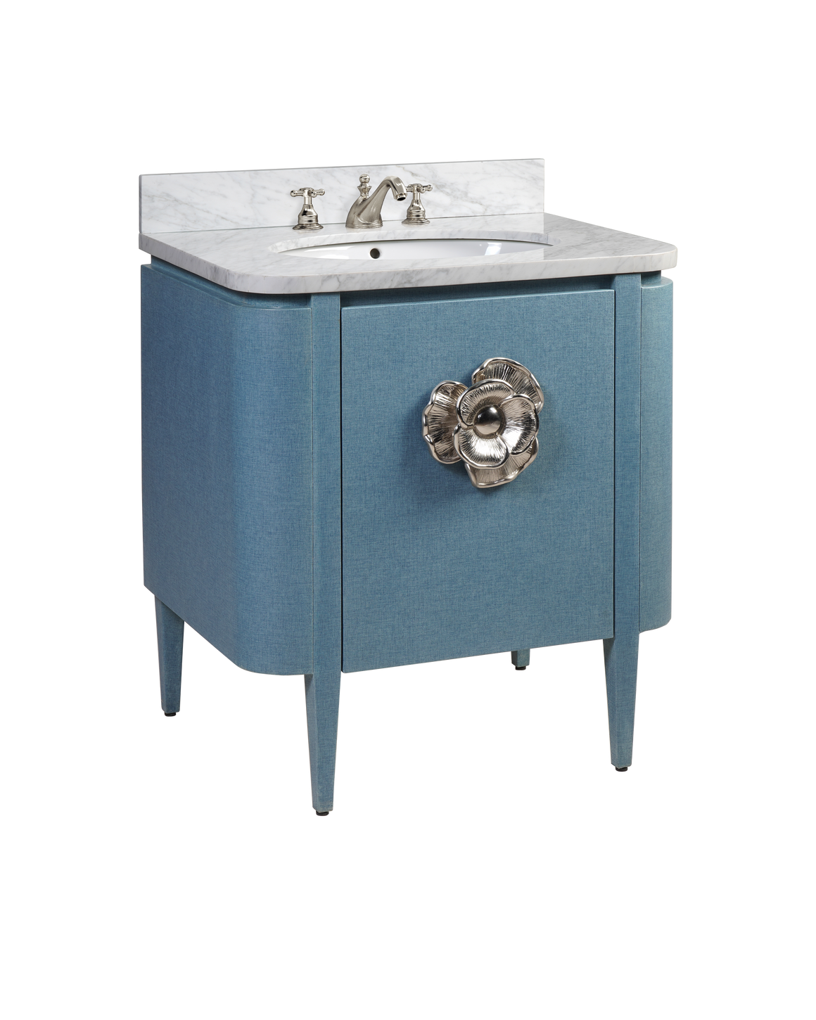 Briallen 30" Blue Vanity with Oval Undermount Sink