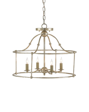 Fitzjames Silver Semi-Flush Mount